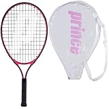Prince Pink Junior Tennis Racquet - Strung with Cover - 2016 model