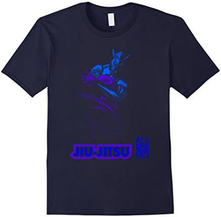 Men's Kimura Jiu Jitsu MMA BJJ T-Shirt T-Shirt XL Navy