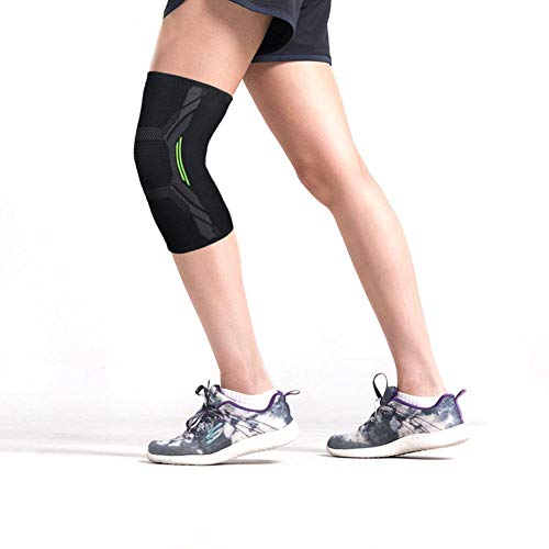 KILLYSUFUY Sports Knee Pads Knee Brace Support Compression Sleeves, 1 Pair Wraps Pads for Arthritis, Pain Relief, Injury Recovery, ACL, Running, Football, Basketball and More Sports