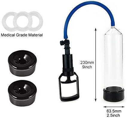 TFMP 9 inch Big Expand Pump Enlargement Pump for Man with 3 Sized Shrink Rings EV588OJII