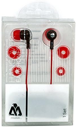 Matix Hangover Headphones w/o Mic (Select Color) (Woodblock (wood grain w/ red))