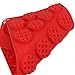ZJCilected 18-Cavity Non-Stick Silicone Mini Round Waffle, Cookie, Chocolate, Candy and Ice Mold