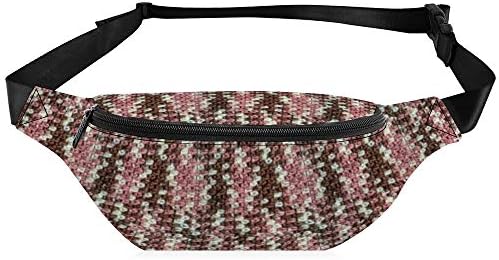ピンクブラウンかぎ針編みのデザイン 正規品送料無料 100 品質保証 B0m2zw6z Pcソフト 激安超特価 メンズウエストバッグショルダーバッグユニセックス防水性と耐久性調節可能なベルト大容量ウエストバッグ通勤ハイキング登山 ホビー 家電 カメラ 新作製品 世界最高