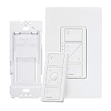 Lutron Caseta Smart Home Dimmer Switch and Pico Remote Kit, Works with Alexa, Apple HomeKit, and the Google Assistant | P-PKG1WB-WH | White