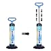 Samshow - Toilet Plunger Powerful Manual Multi Drain Plunger Suitable for Bathtubs,Toilets, Showers (Blue)