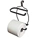 mDesign Metal Wire Double Toilet Tissue Paper Roll Holder for Bathroom Storage, Over the Toilet Tank - Bronze