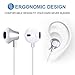 Dostyle Magnetic Wireless Earbuds Bluetooth Headphones HD Stereo Sweatproof in-Ear Earphones Noise Cancelling Headset with Mic Compatible for All Cellphones (White)