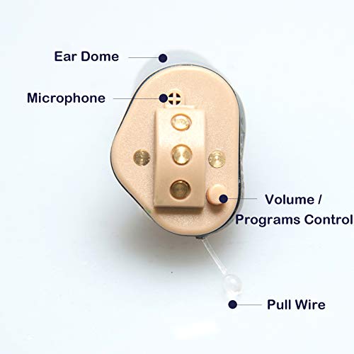 Rechargeable Hearing Amplifier Device to Assist Hearing for Adults with Digital Noise Reduction CIC ITE ITC Style
