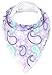 Baby Bandana Drool Bib Gift Set (5-Pack) for Girls Diamonds and Pearls Set by Oma & Opa