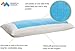 Cooling - Extra Firm Full Shredded Memory Foam Body Pillow w/Cooling Gel, Support and Comfort for Stomach and Side Sleepers by Mindful Design