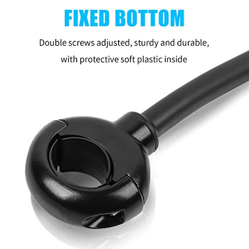 Yizhet Bike Mirror, 1 PCS Bicycle Rearview Mirror 360° Adjustment Handlebar and Rotatable Acrylic Convex Mirror for E-Bike MTB Cycling Mountain Bike Road Bike - Thumbnail 2