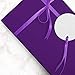 JAM Paper Gift Wrap - Glossy Wrapping Paper - 25 Sq Ft (30 in x 10 Ft) - Purple - Roll Sold Individually