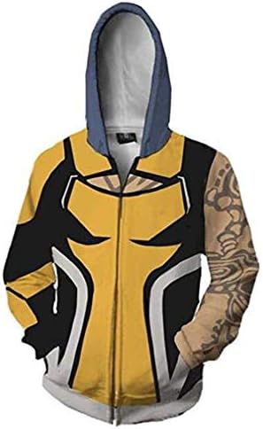 HUHU Borderlands Unisex 3D Printed Hoodie Sweatshirt Zipper Cosplay Costume