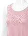 TWINTH Tunic Tank Top Women Plus Size Shortsleeve Lace T Shirts
