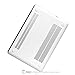 TOP CASE - 2 in 1 Signature Bundle White Marble Rubberized Hard Case and Keyboard Cover Compatible Old Generation MacBook Pro 13