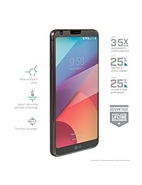 bodyguardz   Pure 2 Protector de visualización de vidrio, ultrafina vidrio Templado Protector de visualización para LG G6