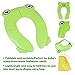 YOUTH UNION Travel Folding Portable Potty Training Toilet Seat Cover Liner Upgrade Non Slip Silicone Pads with Carry Bag for Babies, Toddlers and Kids (Frog)