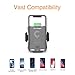 Wireless Car Charger,Qi Motor Automatic Infrared Sensor Qi Wireless Charger Car Mount, One-Touch Phone Holder Compatible Samsung Galaxy S8/S7/S7 Edge Note 8 & 5W for iPhone X/8/8 Plus & Qi-Enable