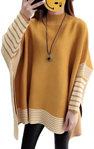 Women's Knit Cashmere Poncho Shawl Cape Sweater Coat Pashmina Wrap Blanket Stole