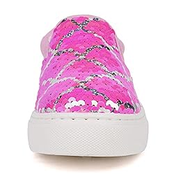 Toandon Toddler Girls Canvas Loafer Shoes Sneakers