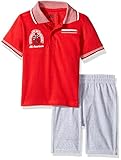 Nannette Baby Boys' 2 Piece Polo Shirt and Woven Short Set