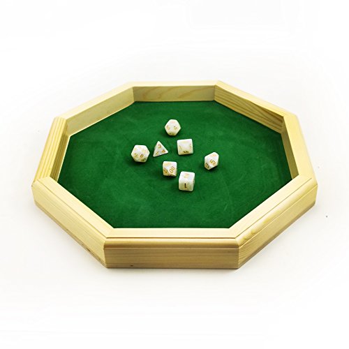 Bescon dice heavy duty 12 inch octagonal wooden dice tr…