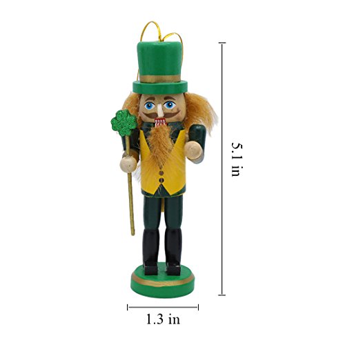 Naimo Set of 6 Christmas Wooden Nutcracker Soldier Ornament Decoration for Home