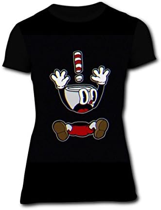 Women Cup-Head shirt quick dry T-shirts adult Great tees S
