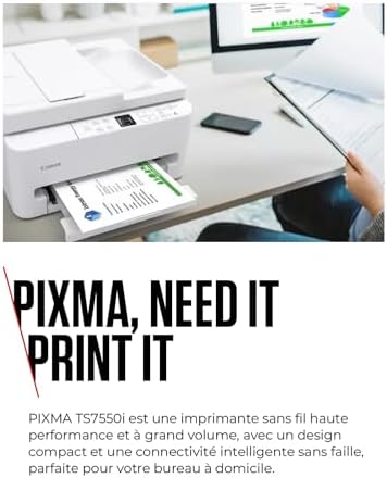 PIXMA TS7550i Imprimante Photo Jet d'encre Multifonction WiFi