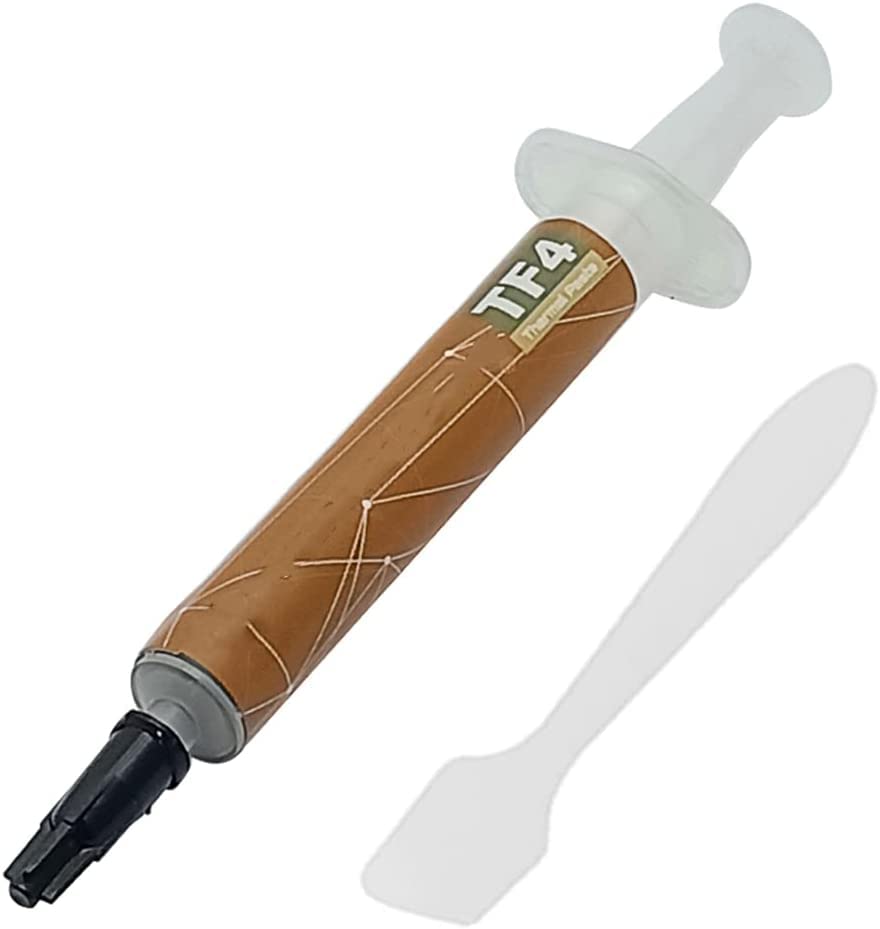 1 one enjoy TF4 Thermal Compound Paste 9.5 W/mK, Carbon Based High Performance, Heatsink Paste, CPU for All Coolers 4 Grams with Tool