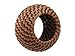 KOUBOO 1010006 Rattan Napkin Ring with Tray, Set of 4, 3