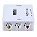 ABLEGRID Mini Composite AV CVBS 3RCA to HDMI Video Converter Adapter 720p 1080p Upscaler