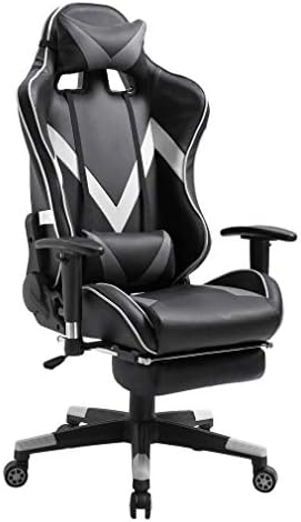 Homgrace Gaming Chair,Office Desk Chair,Computer Chairs,Racing Chairs,Executive Swivel Chair Recliner with Tilt High Back,Extendable Footrest,Adjustable Seat Height & Armrests