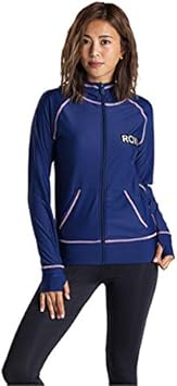 Amazon Roxy ロキシー ラッシュパーカ Rashie Parka ラッシュガード ジップアップ パーカー Uvカット スイムウェア 水着 水陸両用 レディース 21年春夏 品番 Rly5023 Nvy ネイビー Sサイズ Roxy ロキシー ラッシュガード