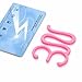 HuaYang Magic Pink Hair Tie Twist Braid Tool Holder Clip Hair Styling Tool