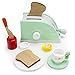 Wood Eats! Pop-Up Toaster Playset with Butter, Jam, and Coffee Cup (10pcs.) by Imagination Generation