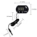 CoZroom LCD Digital Aquarium Thermometer for Fish Tank Water Vivarium Temperature Sensor, Pack of 3, Black