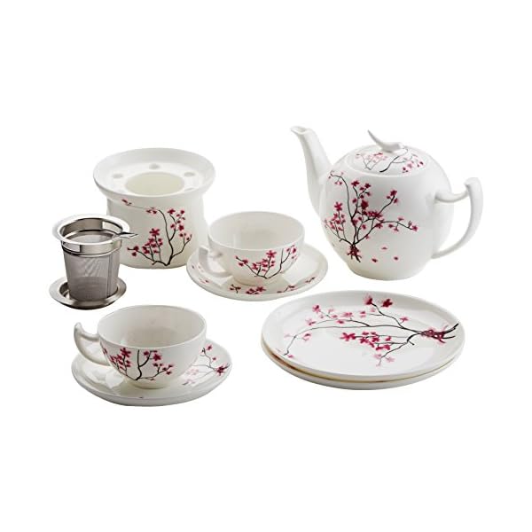 TeaLogic 2 Personen Teeservice Cherry Blossom