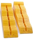 OxGord RV Camper Leveler Ramps (Pack of 2) Leveling Blocks for Travel Trailer Levelers for RVS Campers