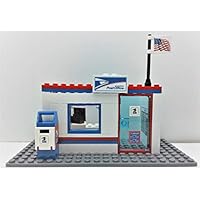 Building Bricks Toys Custom City USPS Postal Service Post Office. Ready to Play!