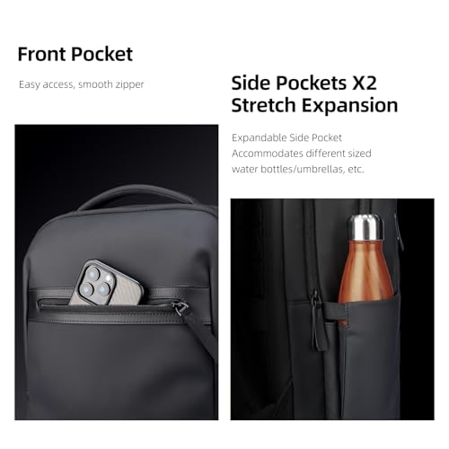 MARK RYDEN Waterproof Laptop Backpack Business Backpack for Men 15.6 Inch Travel Backpack with USB-C Charging Port