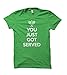 Tennis You Just Got Served Dryblend 50/50 Adult T-Shirt