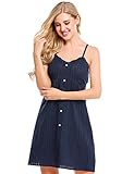 Ekouaer Womens Cotton Chemise Nightgown Summer Sleepwear Dress S-XXL