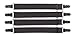 Rothco Black Military 4-Piece Straight Shirt Stays