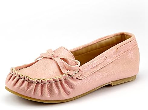 pink glitter moccasins