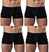 Men's Silky Boxer Briefs Short Leg Underwear Pack Health to Wear, 4pack-a01, Large