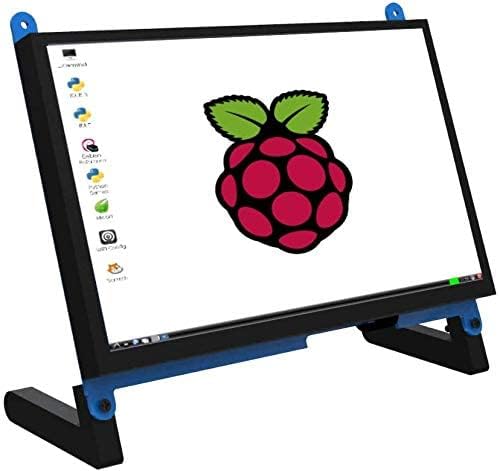 CUQI 7 Inch Portable Touchscreen Monitor for Raspberry Pi 4, Capacitive IPS Touch Screen Display 1024x600 Game LCD Extend Second Monitor