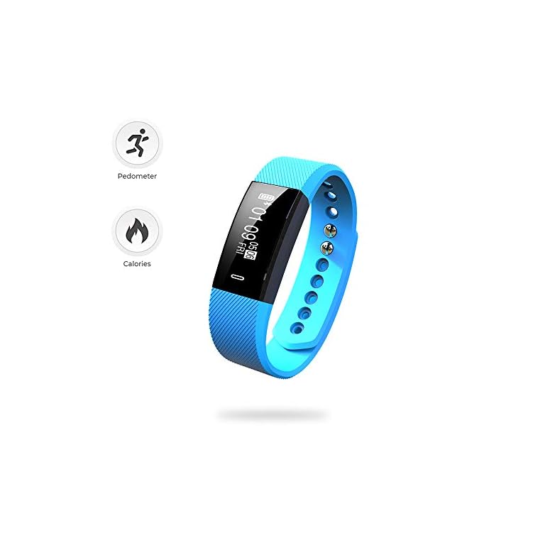 Fitness Tracker Step Counter Waterproof Pedometer Watch