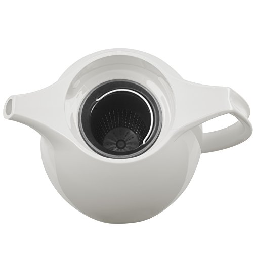 Emsa ELLIPSE 503692 Thermos Jug with Tea Filter 1.0 L White - Thumbnail 4