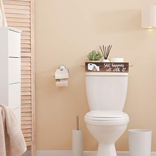 Makuzo Funny Bathroom Decor Toilet Decor Bathroom Box Toilet Paper